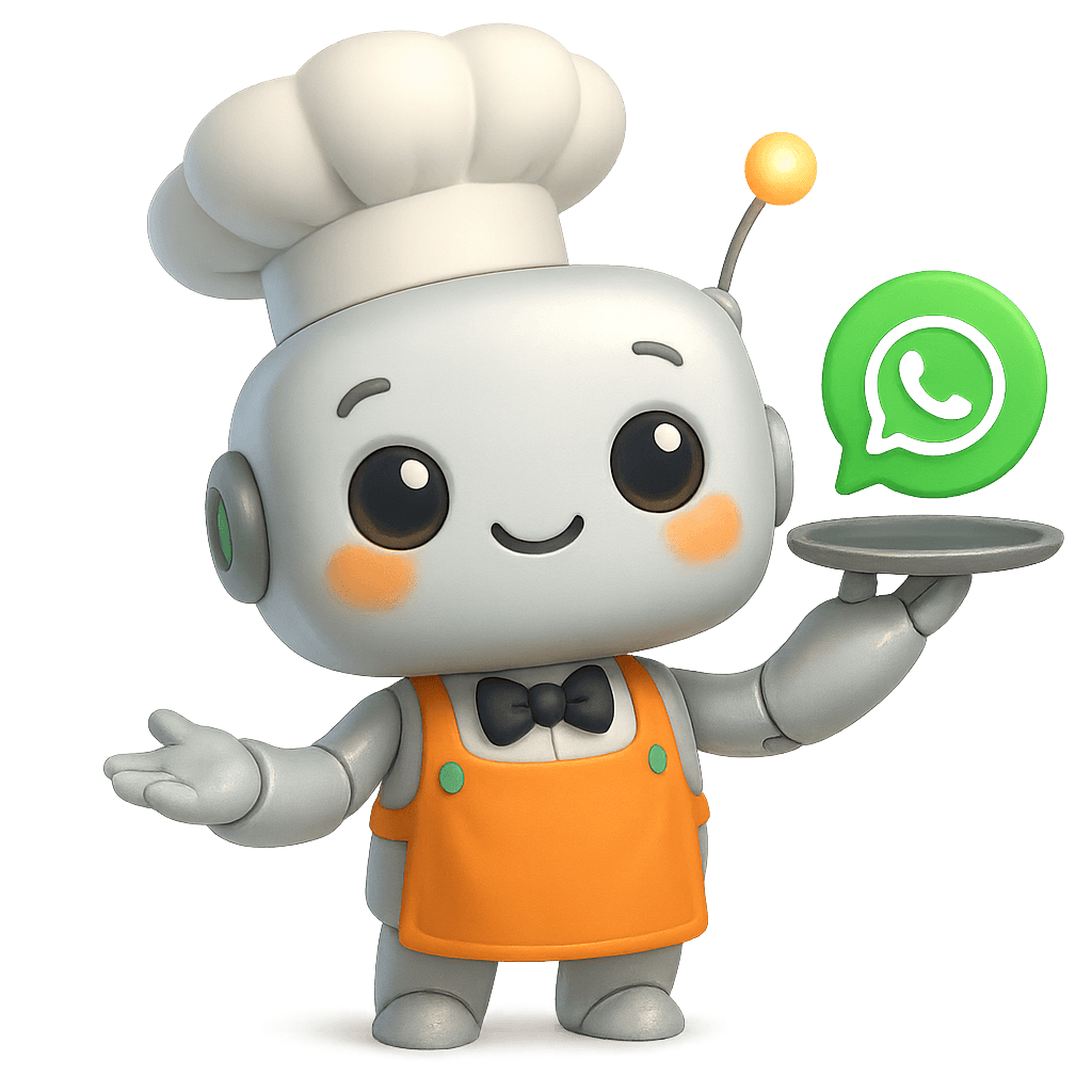 RobotChef de metre atendiendo el WhatsApp